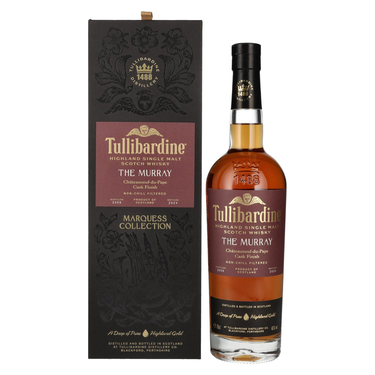 Tullibardine THE MURRAY The Marquess Collection Châteauneuf-du-Pape Finish 2008 46% Vol. 0.7L in gift box