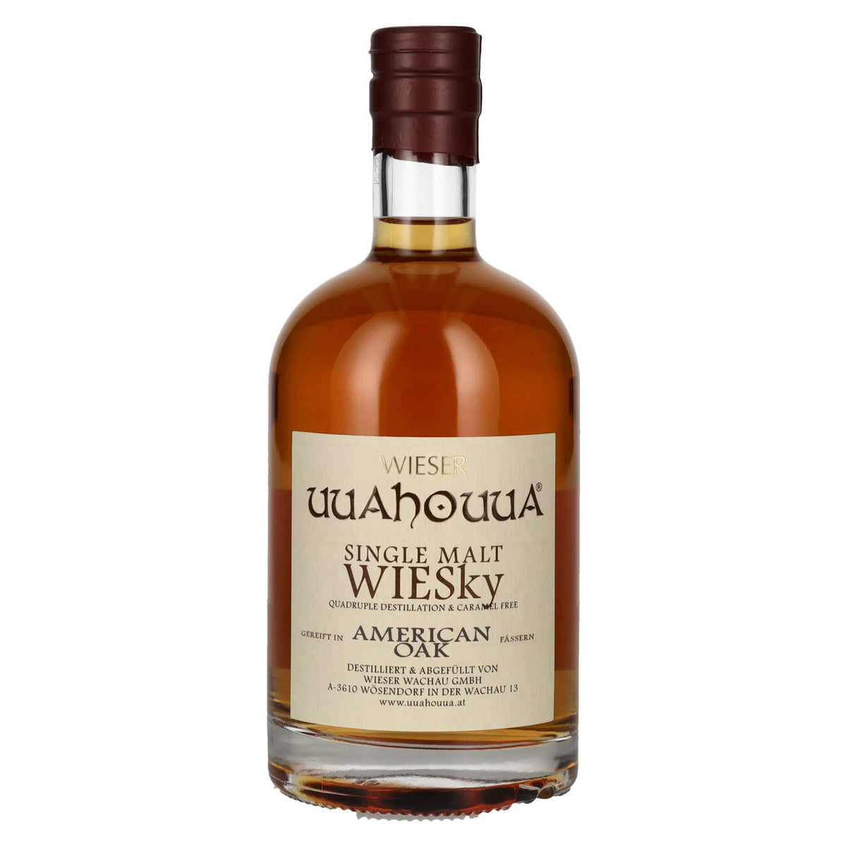 Wieser Single Malt WIESky American Oak Whisky 40% Vol. 0.5L