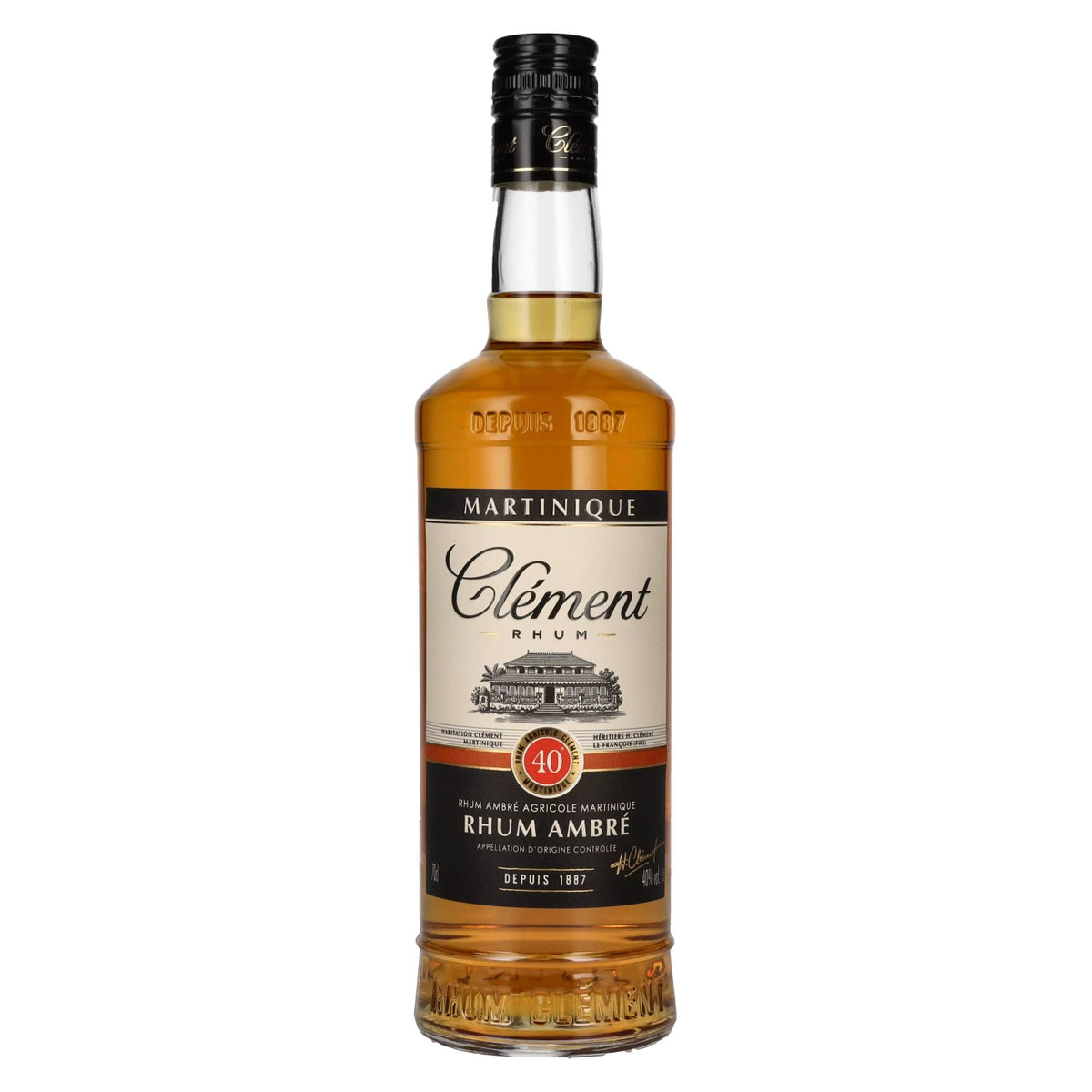 Clément Agricole Ambré Rum 40% vol. 0.7 l