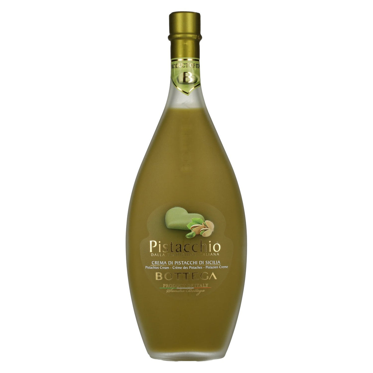 Bottega Crema di PISTACCHIO Cream Liqueur 17% ABV 0.5 l