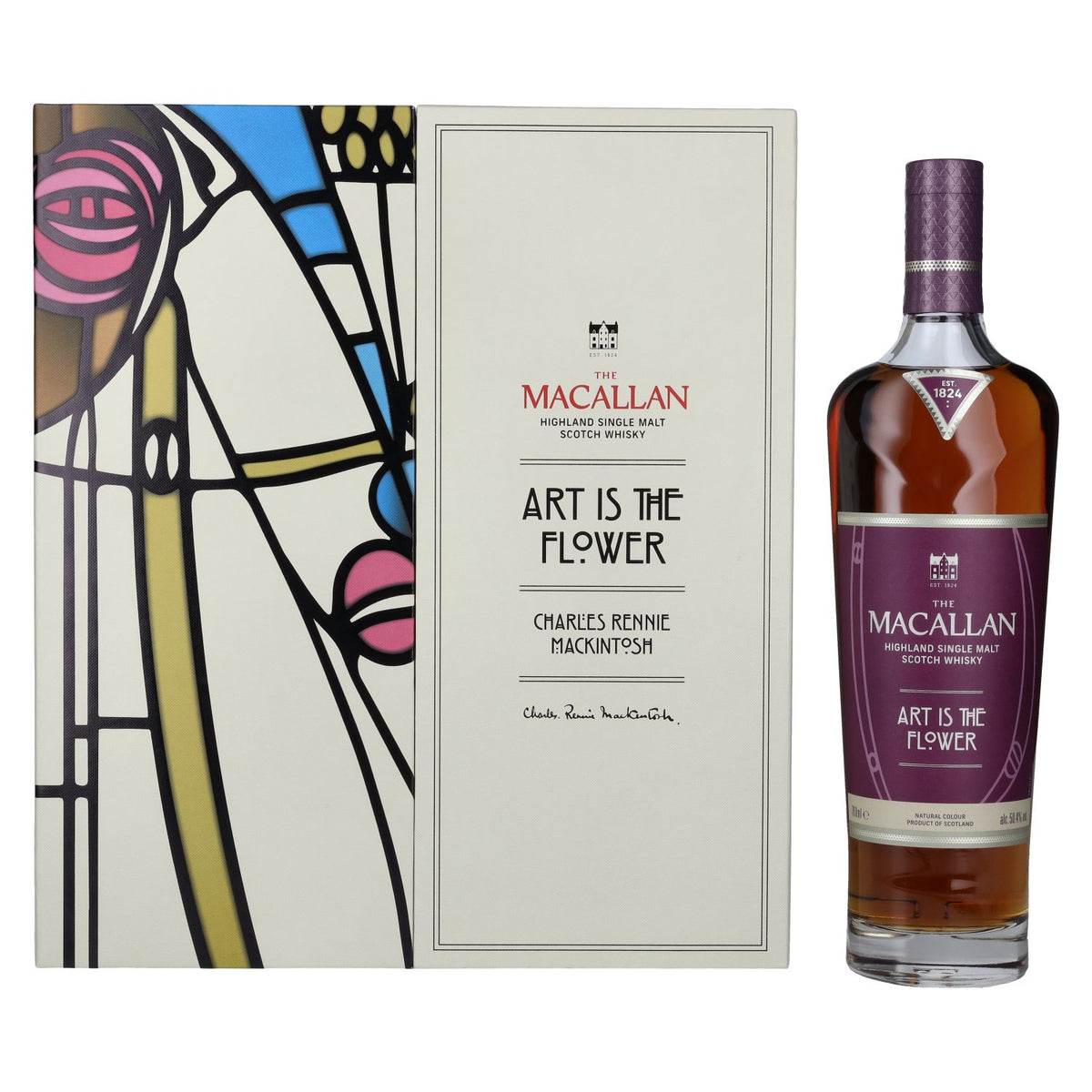 The Macallan ART IS THE FLOWER Highland Single Malt 50.4% Vol. 0.7l in gift box